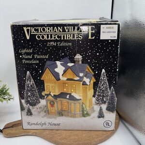 Victorian Village Collectibles 1994 Randolph House Vintage Works 7"Lx6"Wx7.75"H